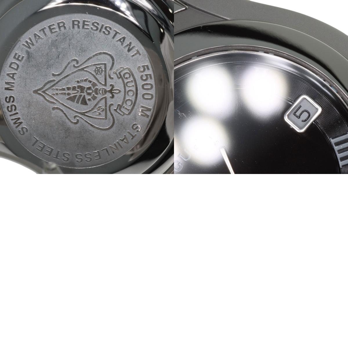 GUCCI Round face Watches 5500M Stainless Steel/Stainless Steel mens