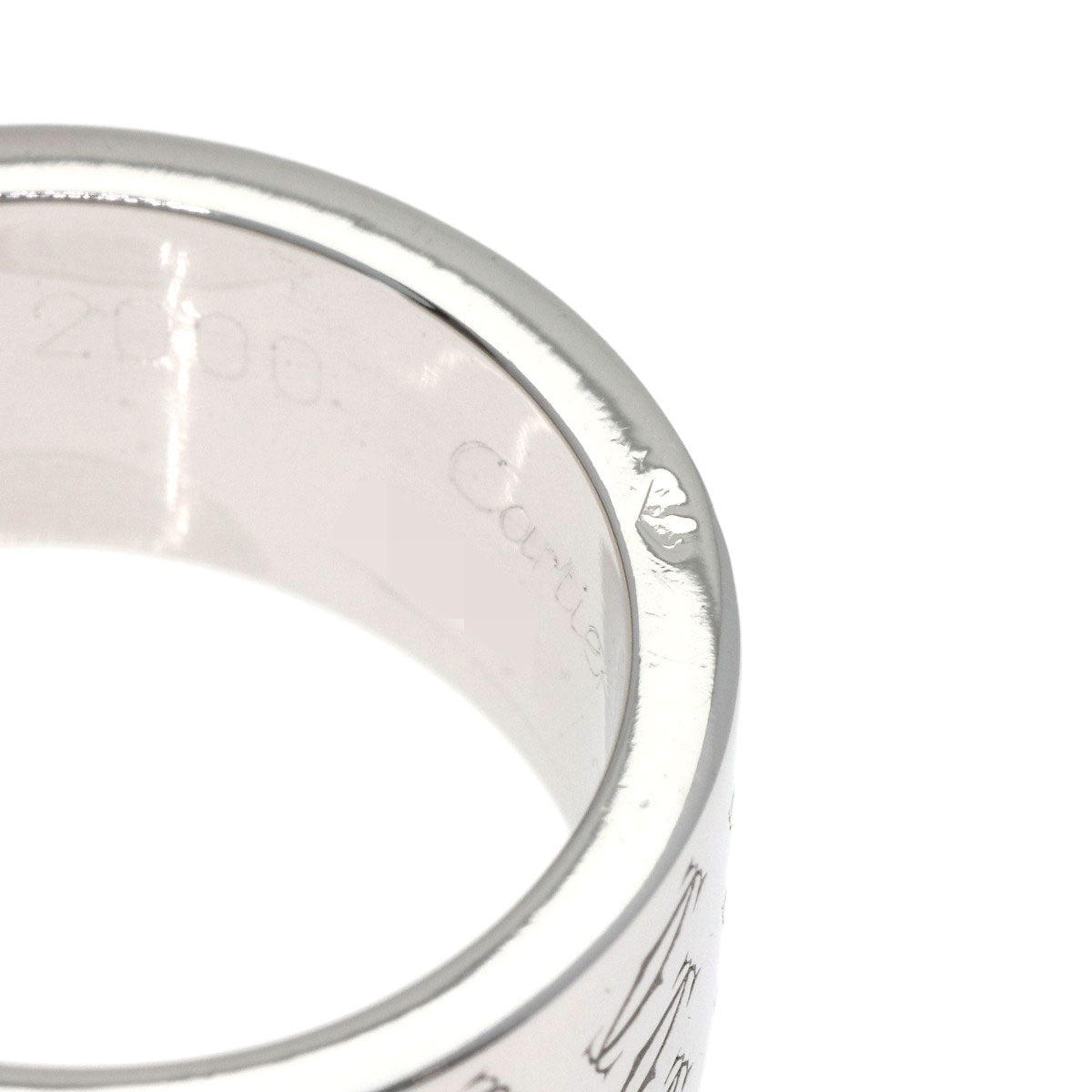 カルティエ C2リング ダイヤモンド 2000年 Xmas限定 #49 リング・指輪 K18ホワイトゴールド レディース 【中古】【CARTIER】