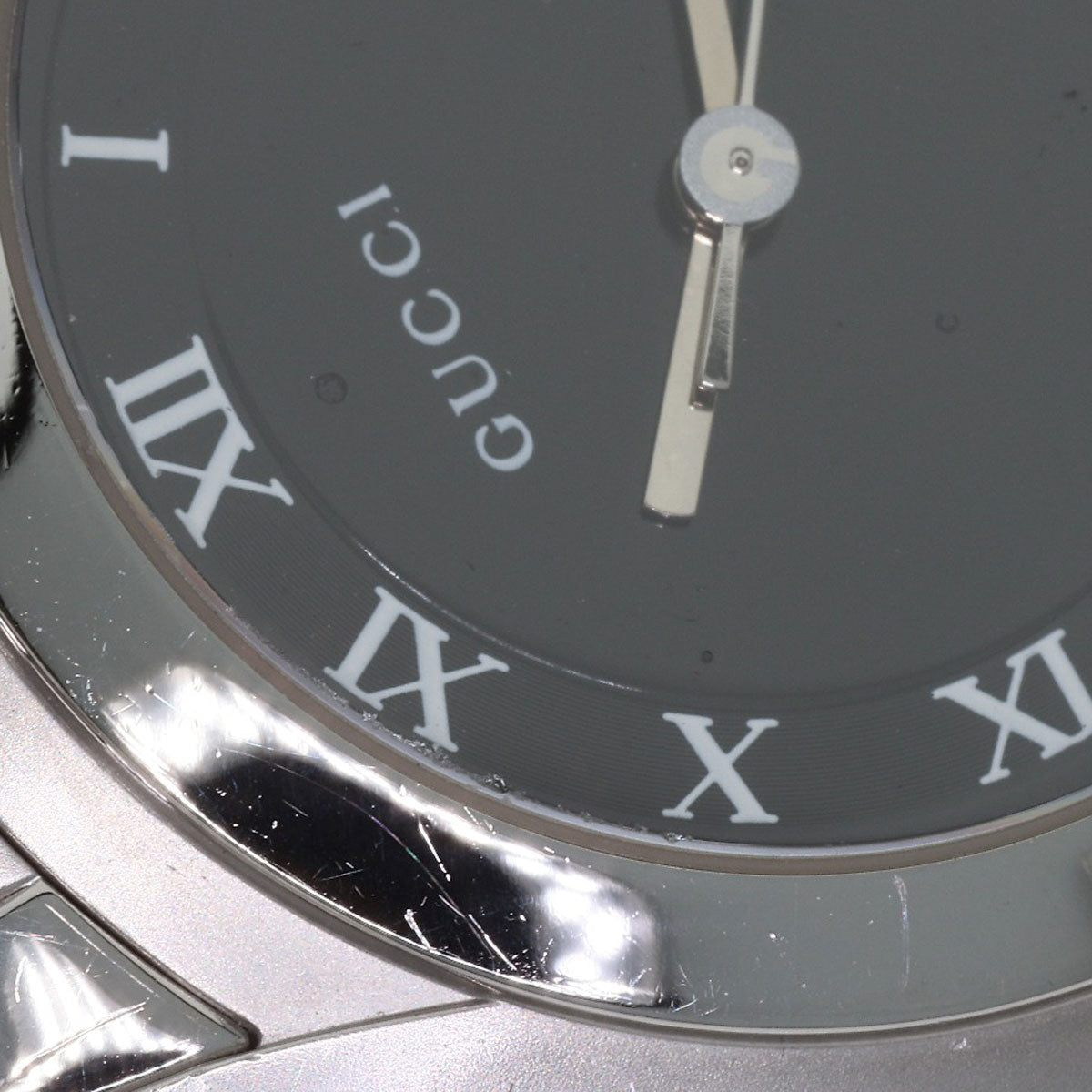 GUCCI Round face Watches 5500M Stainless Steel/Stainless Steel mens