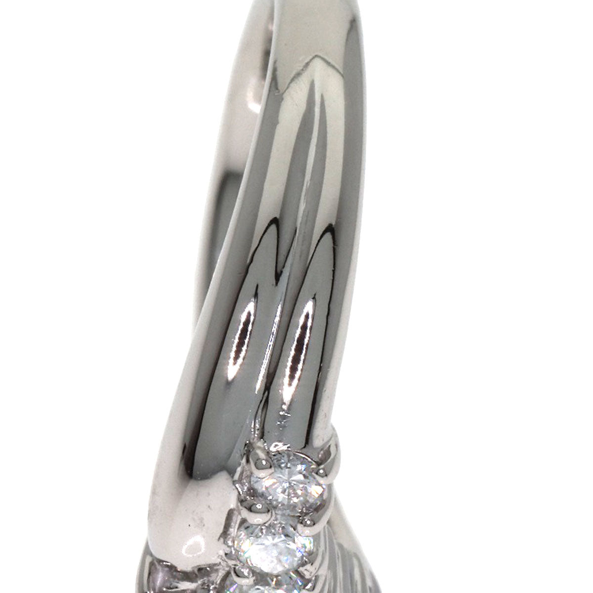 0.58ct Diamond Ring Platinum PT900 7.2g Ladies