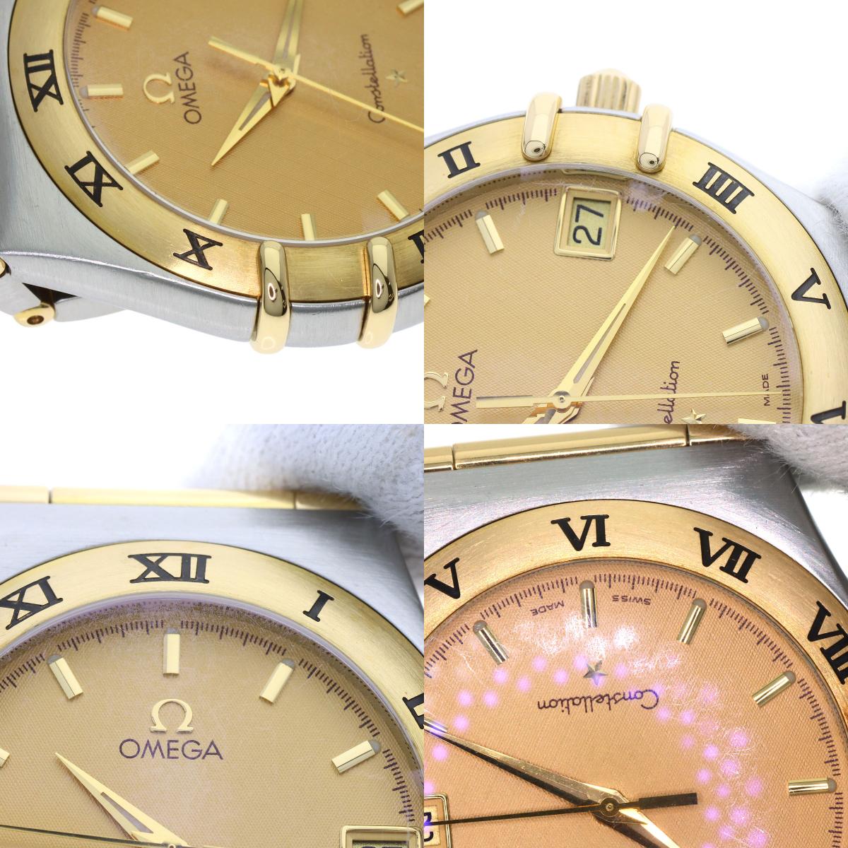 OMEGA Constellation full bar Watches 1210.10 Stainless Steel/SSxK18YG mens