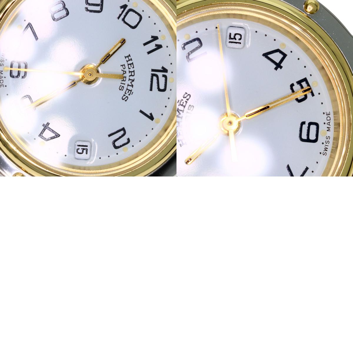 HERMES Clipper Watches CL4.220 Stainless Steel/SSxGP Ladies