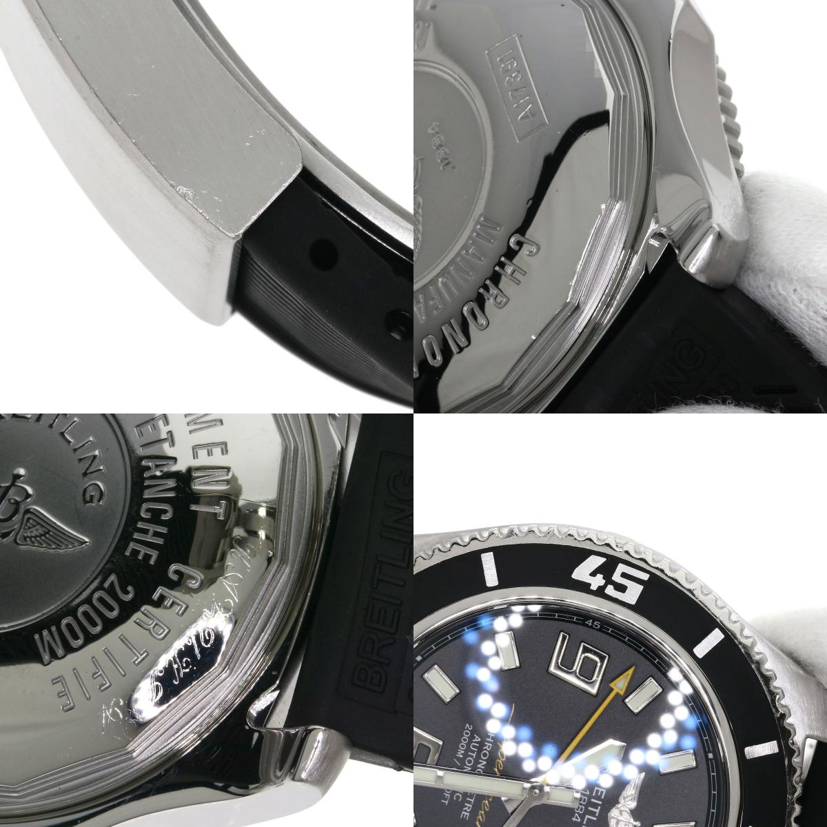 BREITLING Breitling Superocean 44 Watches A17391 Stainless Steel/Rubber mens
