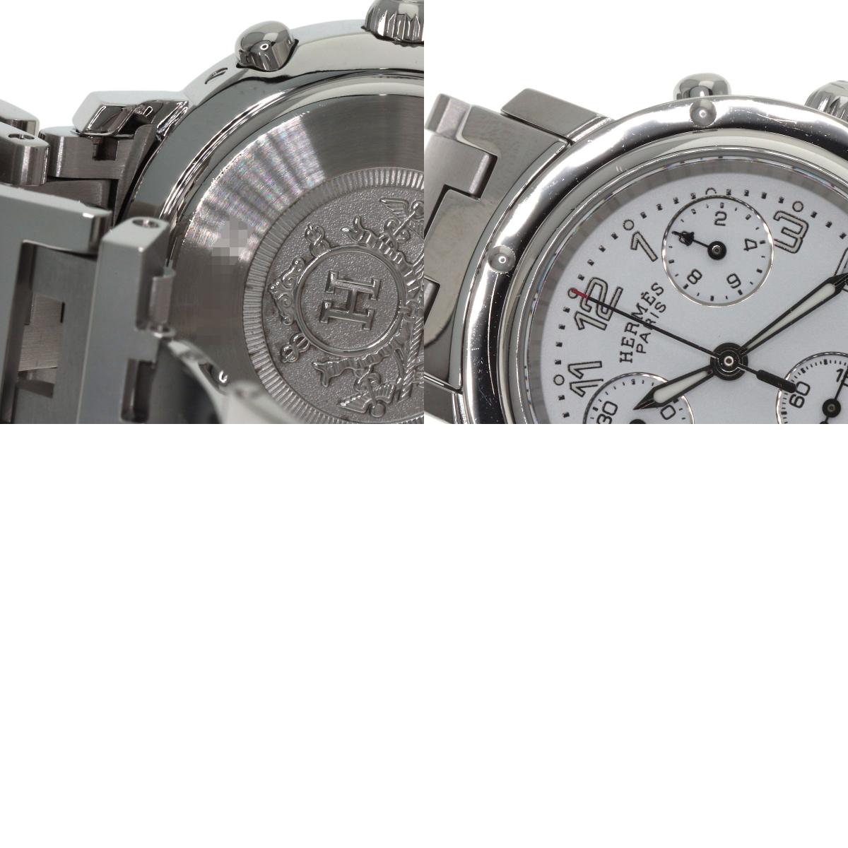 HERMES Clipper Chrono Watches CL1.310 Stainless Steel/Stainless Steel Ladies