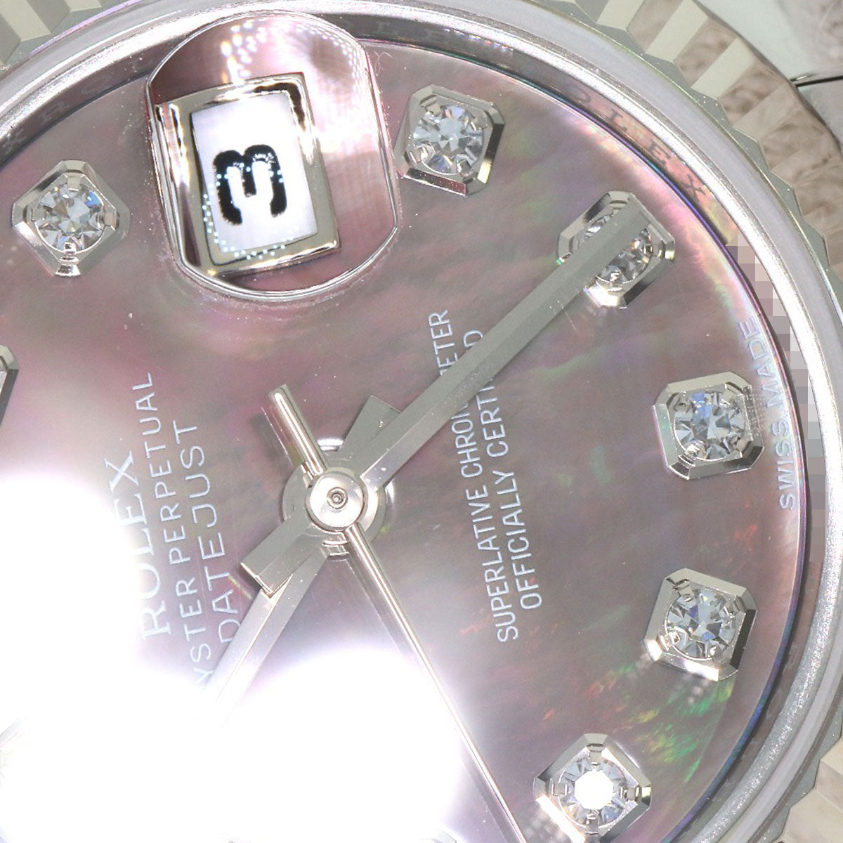 ROLEX DATEJUST 10P Diamond Watches 179174NG Stainless Steel/Stainless Steel Ladies