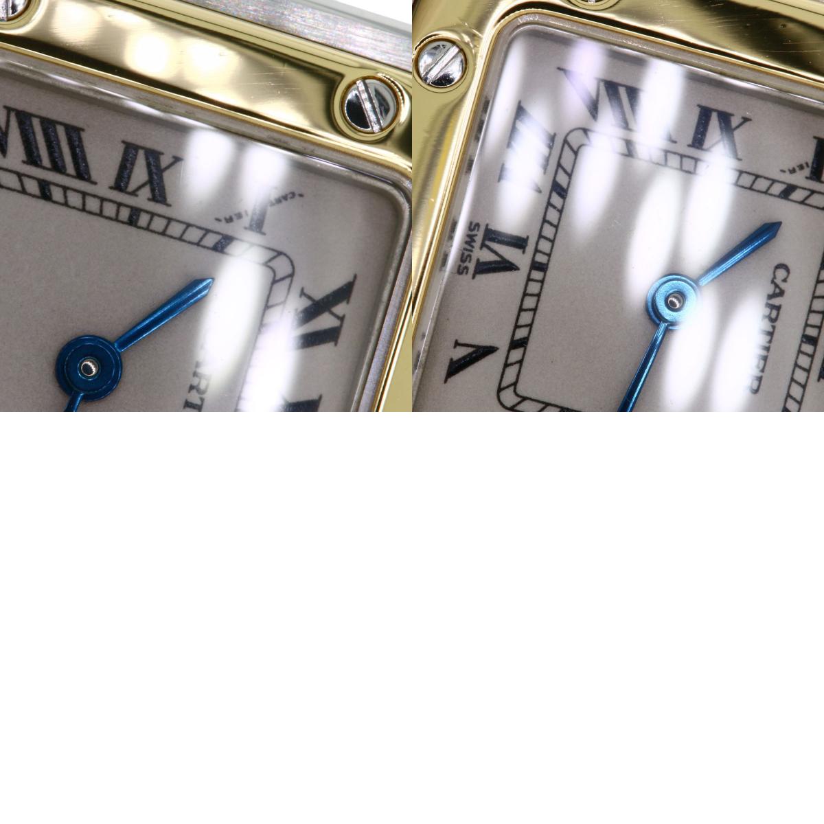 CARTIER Santos Galve SM Watches W20012C4 Stainless Steel/SSxK18YG Ladies