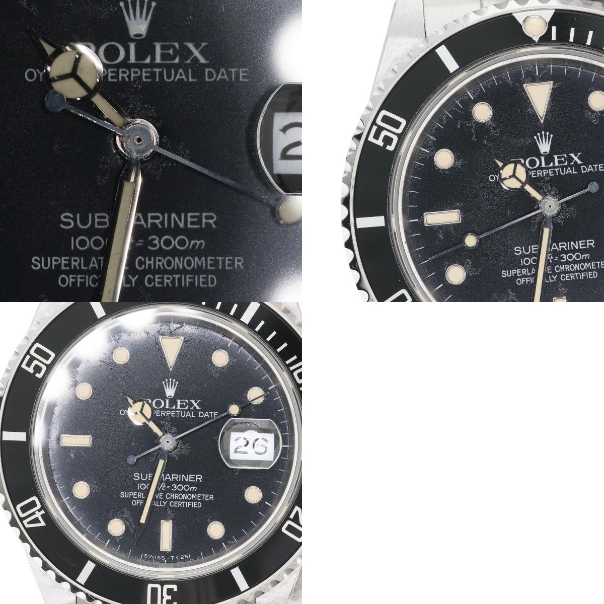 ROLEX Submariner Date All Tritium 1987 Vintage Watches 168000 Stainless Steel/Stainless Steel mens