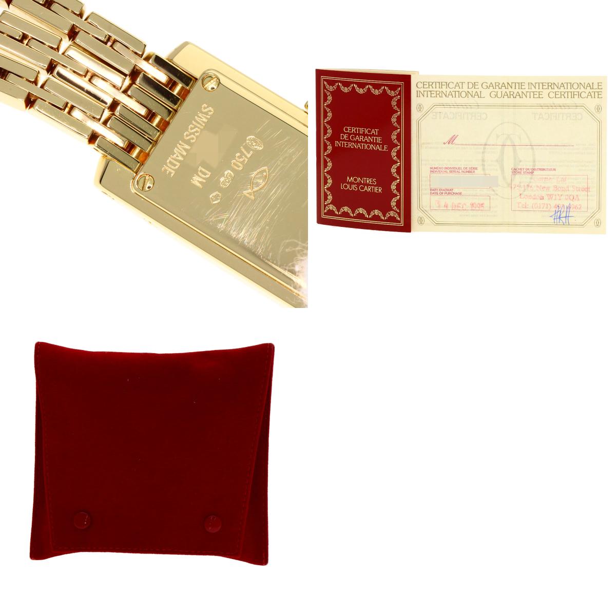 CARTIER Tank Allongee Lanier Watches WJ2006X3 K18 Yellow Gold/18K Yellow Gold Ladies