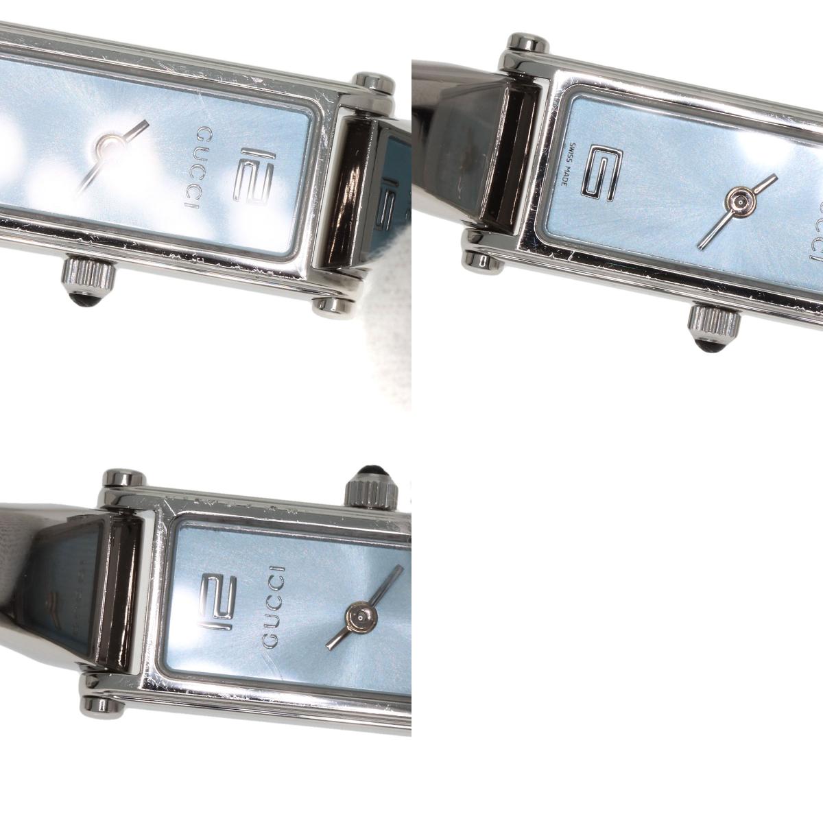 GUCCI Square face Watches 1500L Stainless Steel/Stainless Steel Ladies