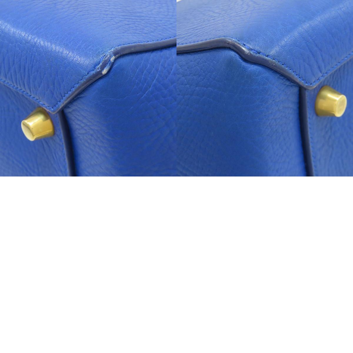 セリーヌ ベルトバッグ 2WAY ハンドバッグ カーフ レディース 【中古】【CELINE】