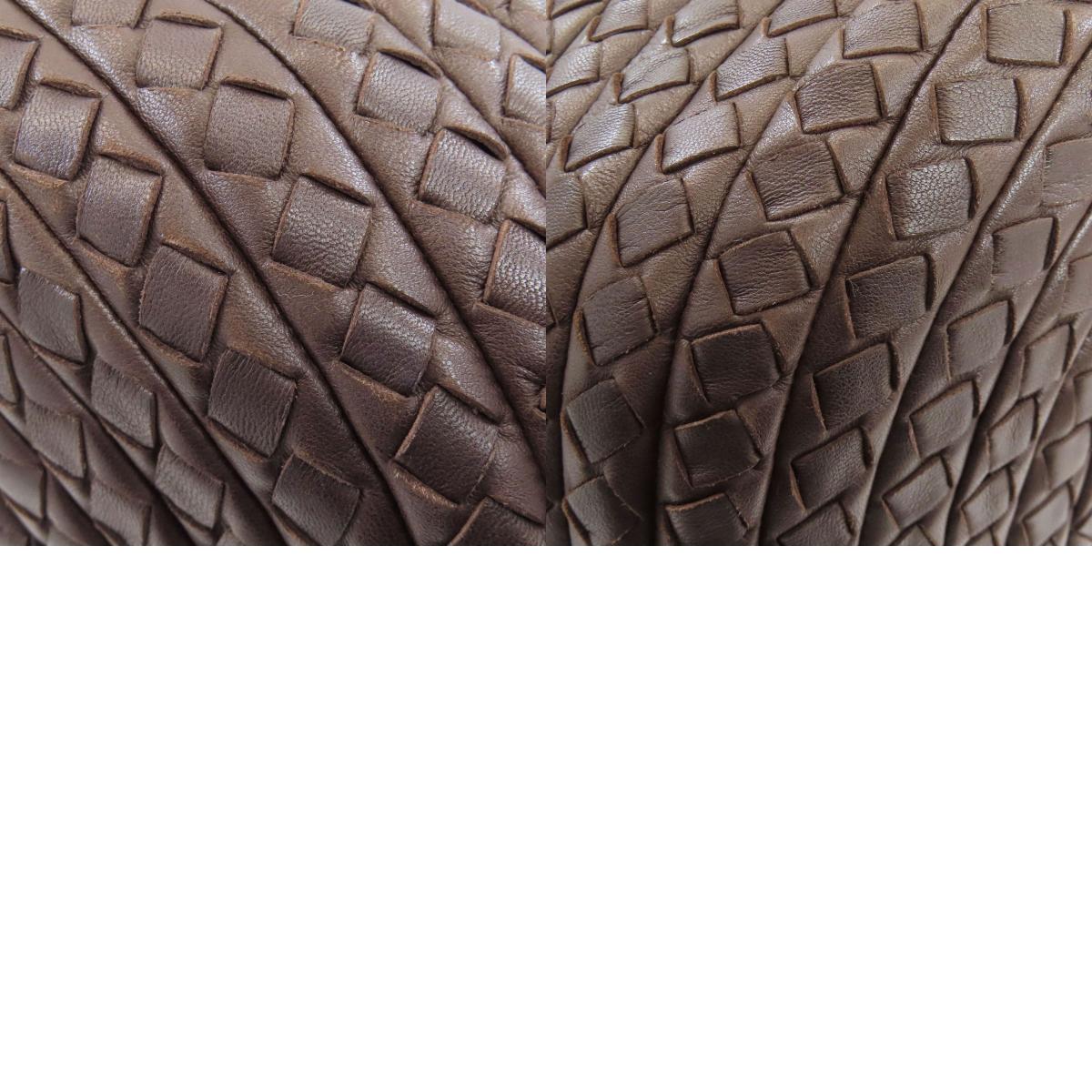 ボッテガヴェネタ イントレチャート ハンドバッグ カーフ レディース 【中古】【BOTTEGA VENETA】