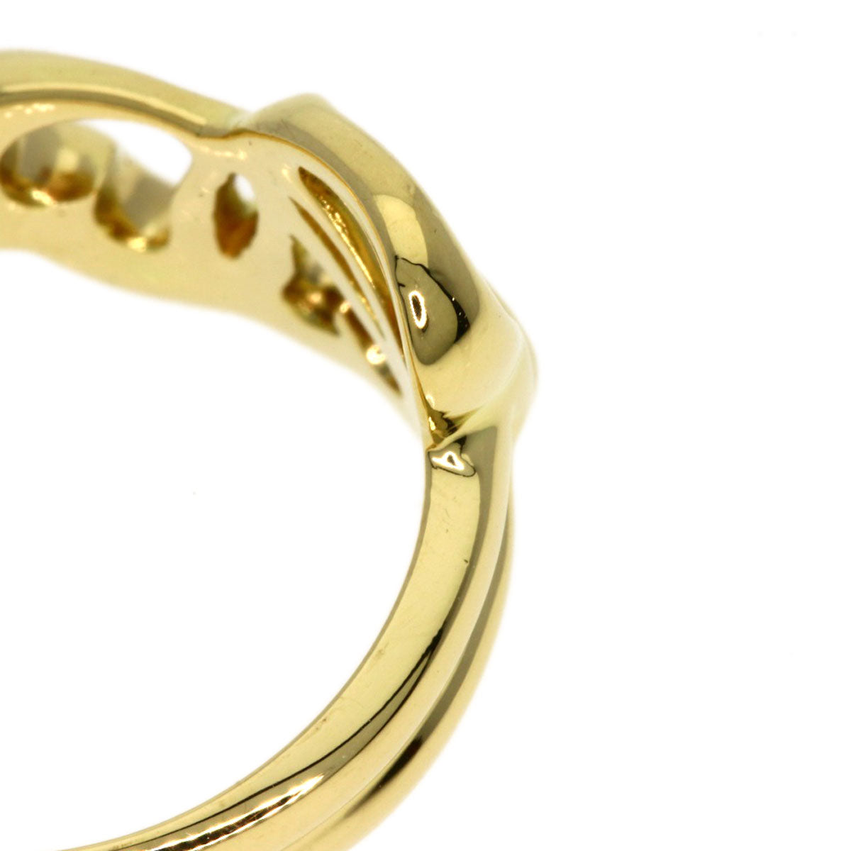 TIFFANY&Co. Ring Triple heart K18 Yellow Gold Ladies