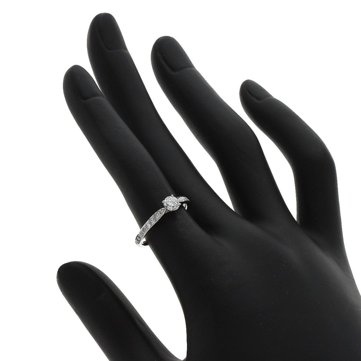 TIFFANY&Co. Ring Harmony 1P Diamond Platinum PT950 Ladies