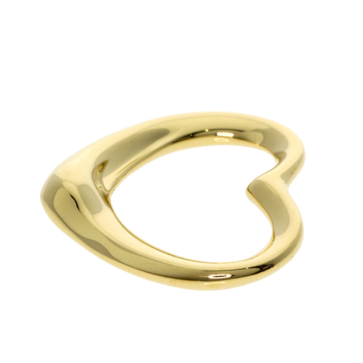 TIFFANY&Co. Pendant top Open heart K18 Yellow Gold Ladies