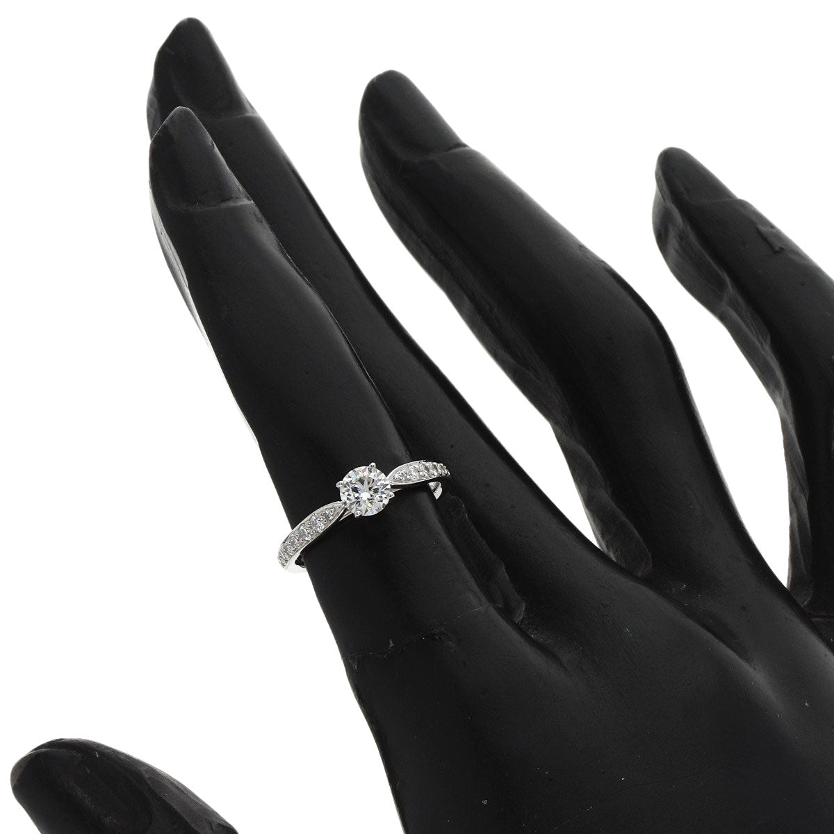 TIFFANY&Co. Ring Harmony Diamond Platinum PT950 Ladies