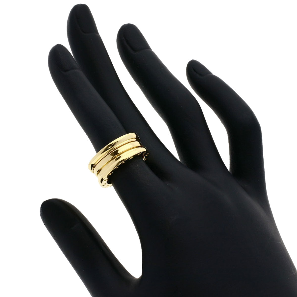 BVLGARI Ring B.zero1 2 Band #49 K18 Yellow Gold Ladies