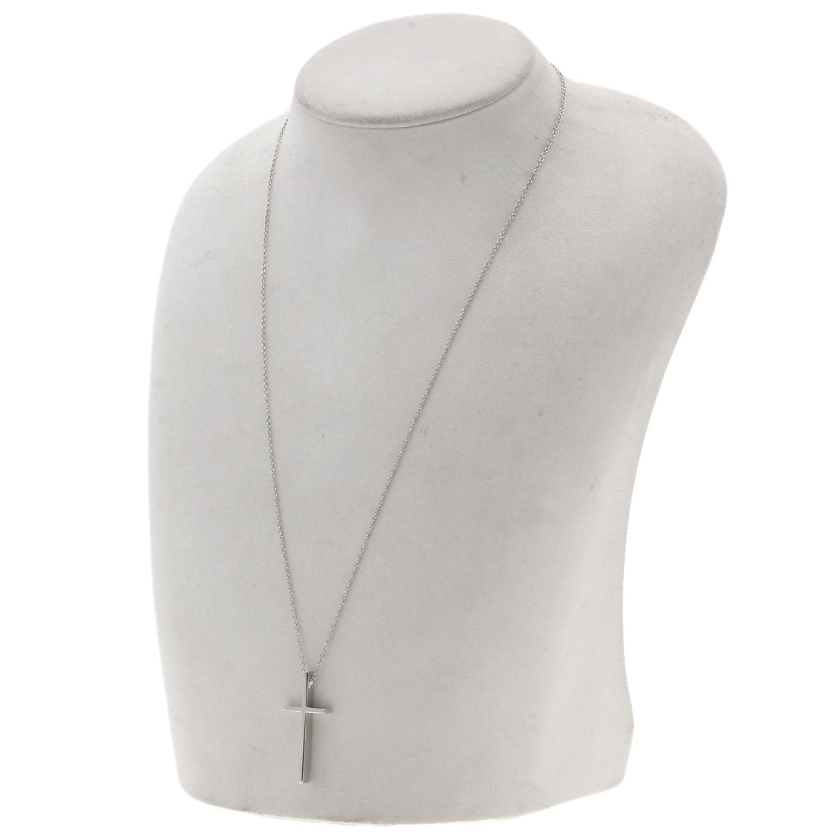 TIFFANY&Co. Necklace Metrocross K18 White Gold Ladies