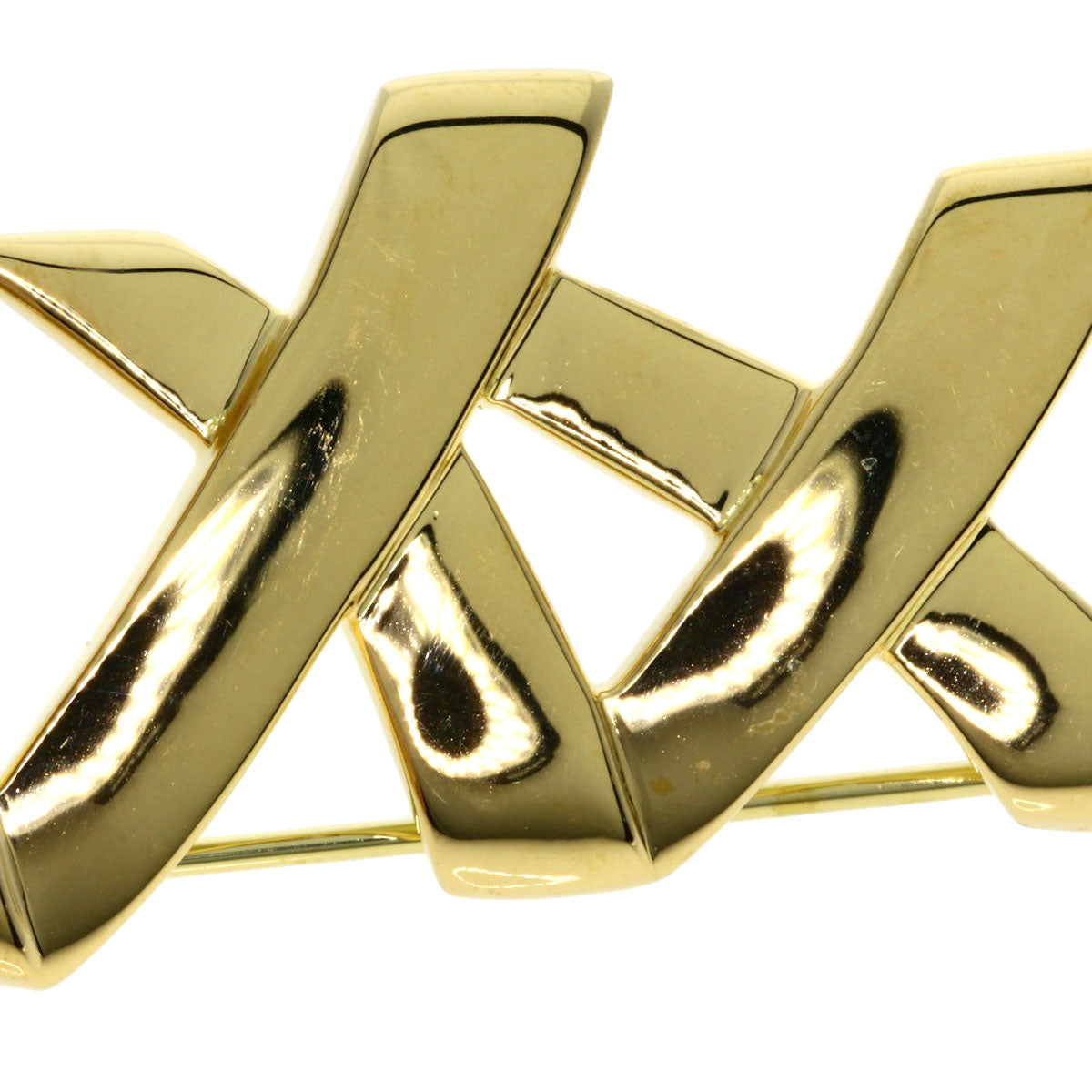 TIFFANY&Co. Brooch Triple Kiss Medium K18 Yellow Gold Ladies