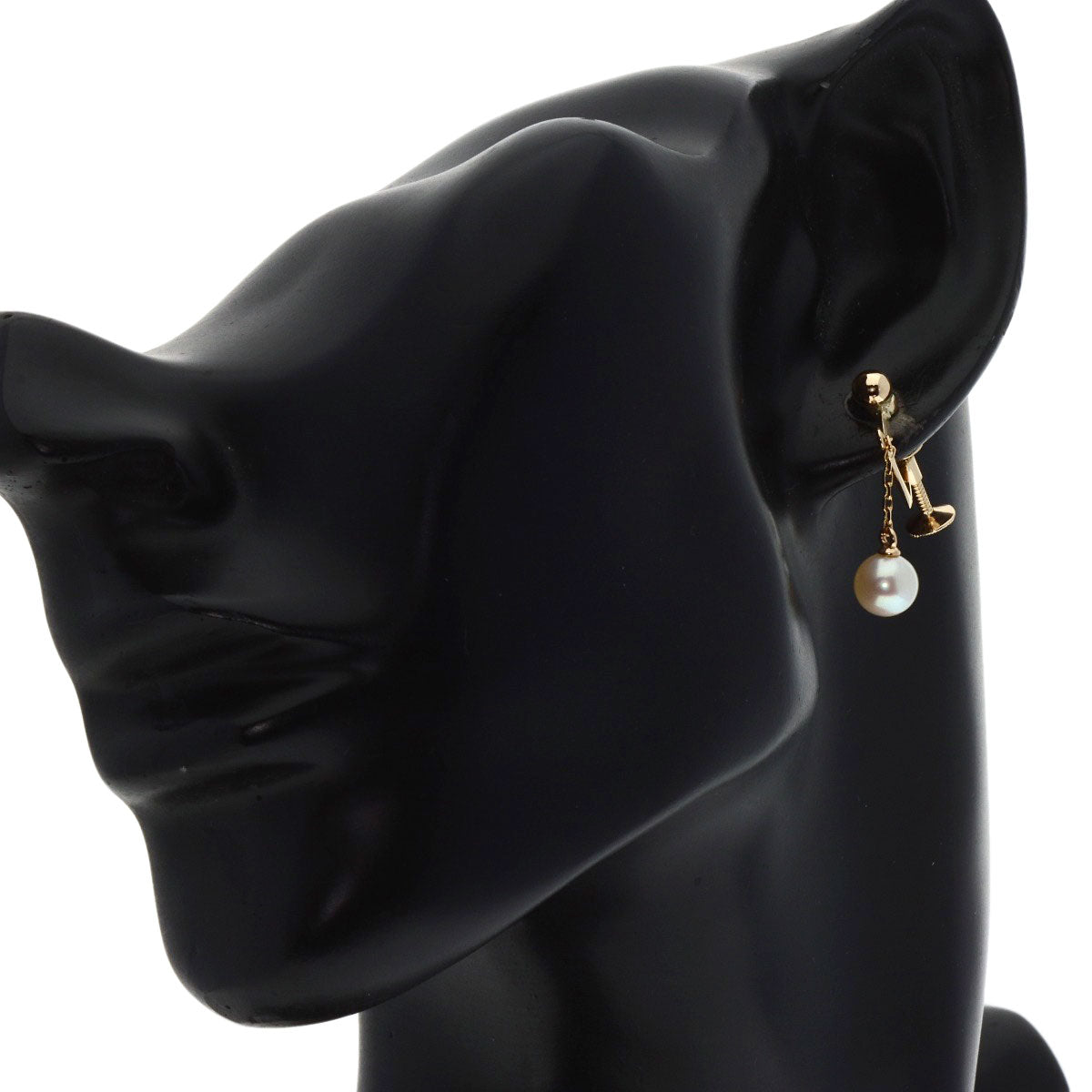 TASAKI Earring Pearl Pearl K14 Yellow Gold Ladies