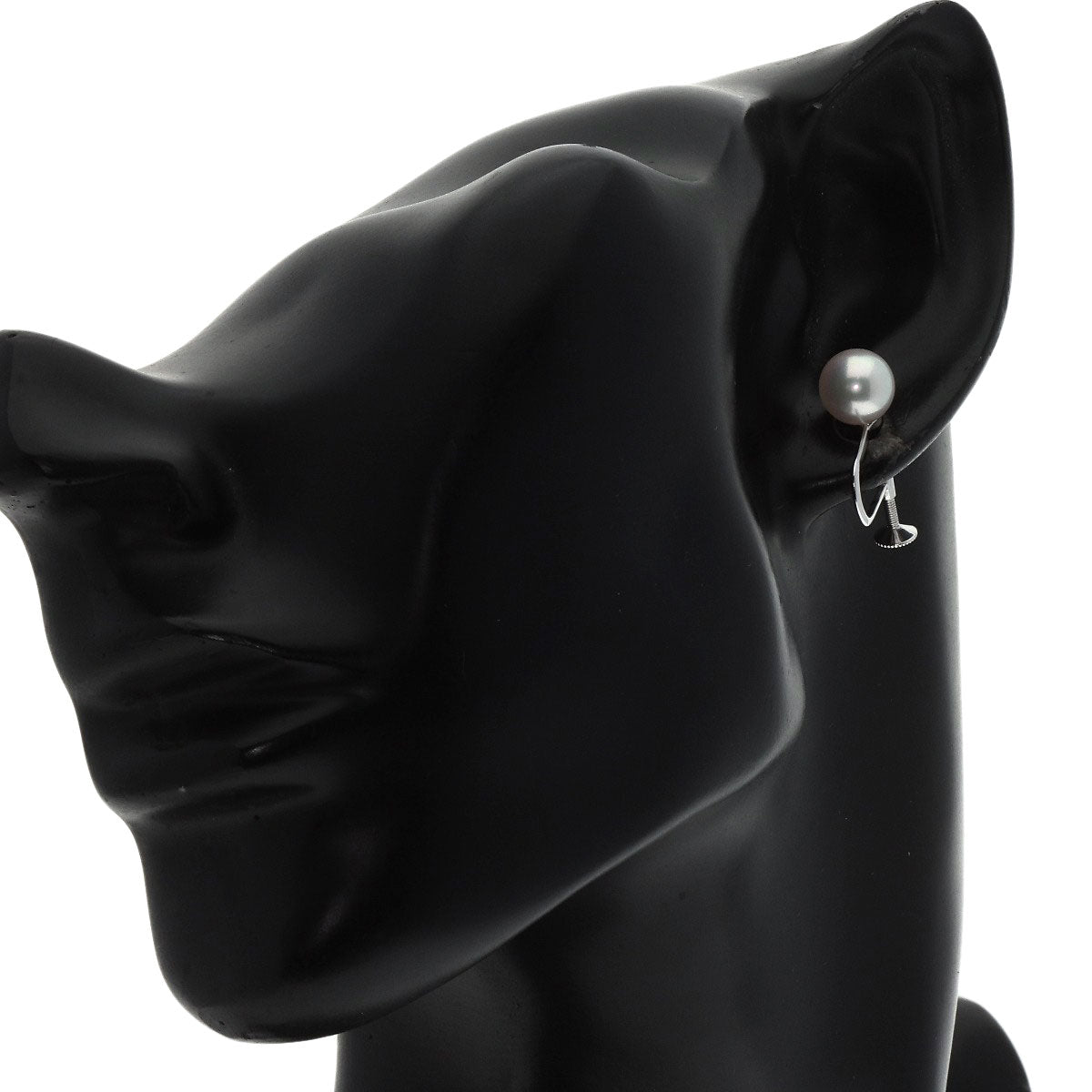 MIKIMOTO Earring Pearl Pearl K14 White Gold Ladies