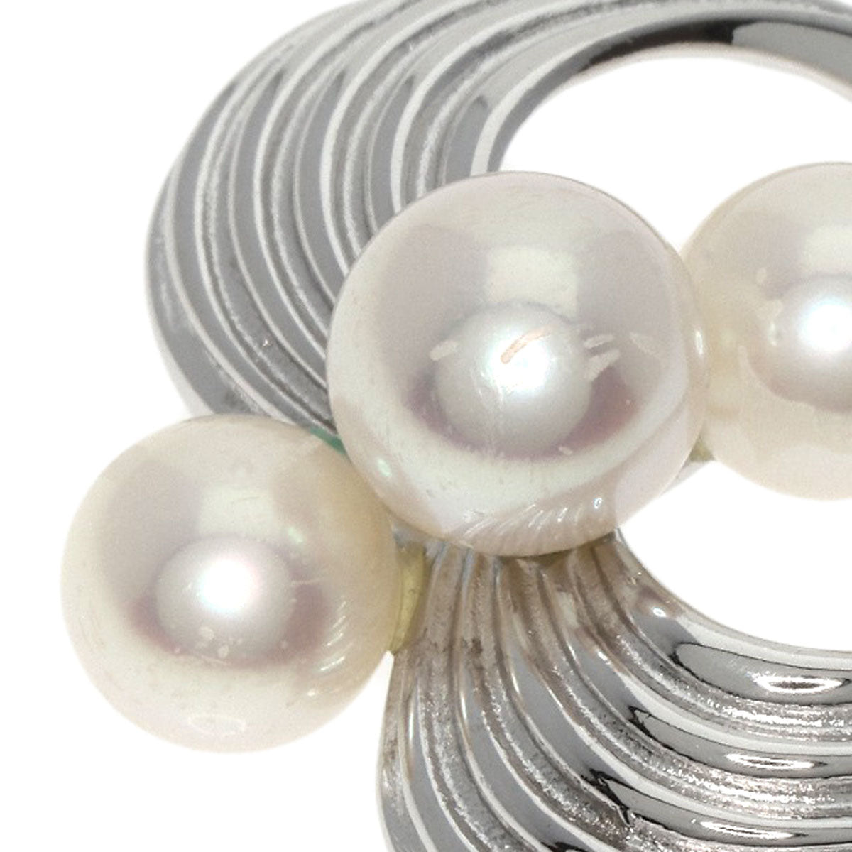 MIKIMOTO Necklace Pearl Pearl K14 White Gold Ladies