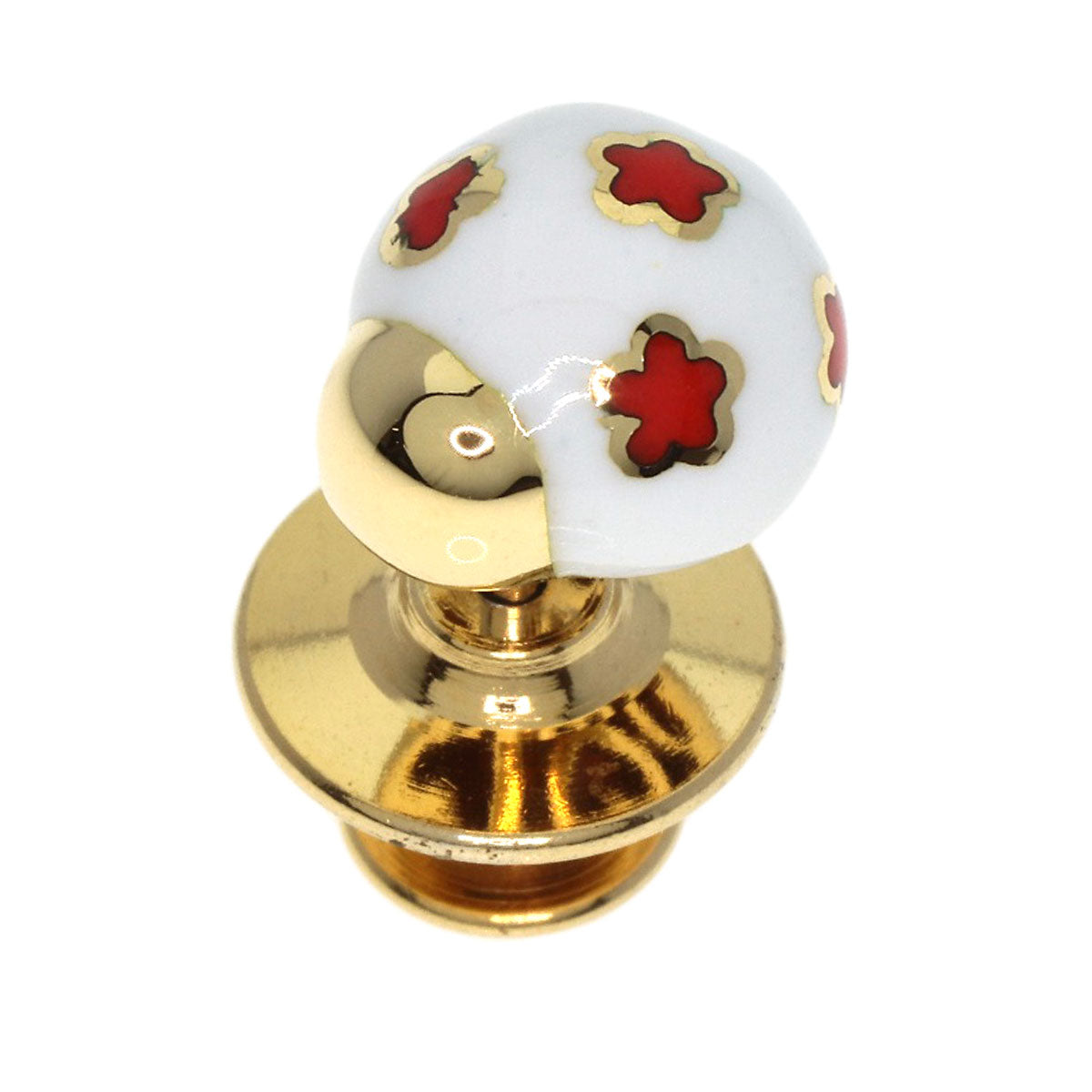 PASQUALE BRUNI Brooch Ladybug Enamel Pin Brooch K18 Yellow Gold Ladies