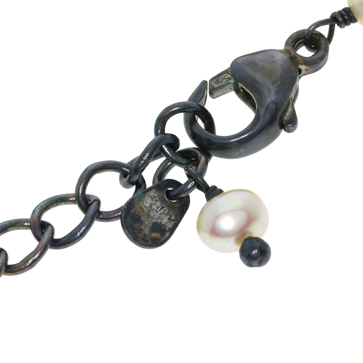 Freshwater Pearl Pearl Necklace Silver 28.2g Ladies