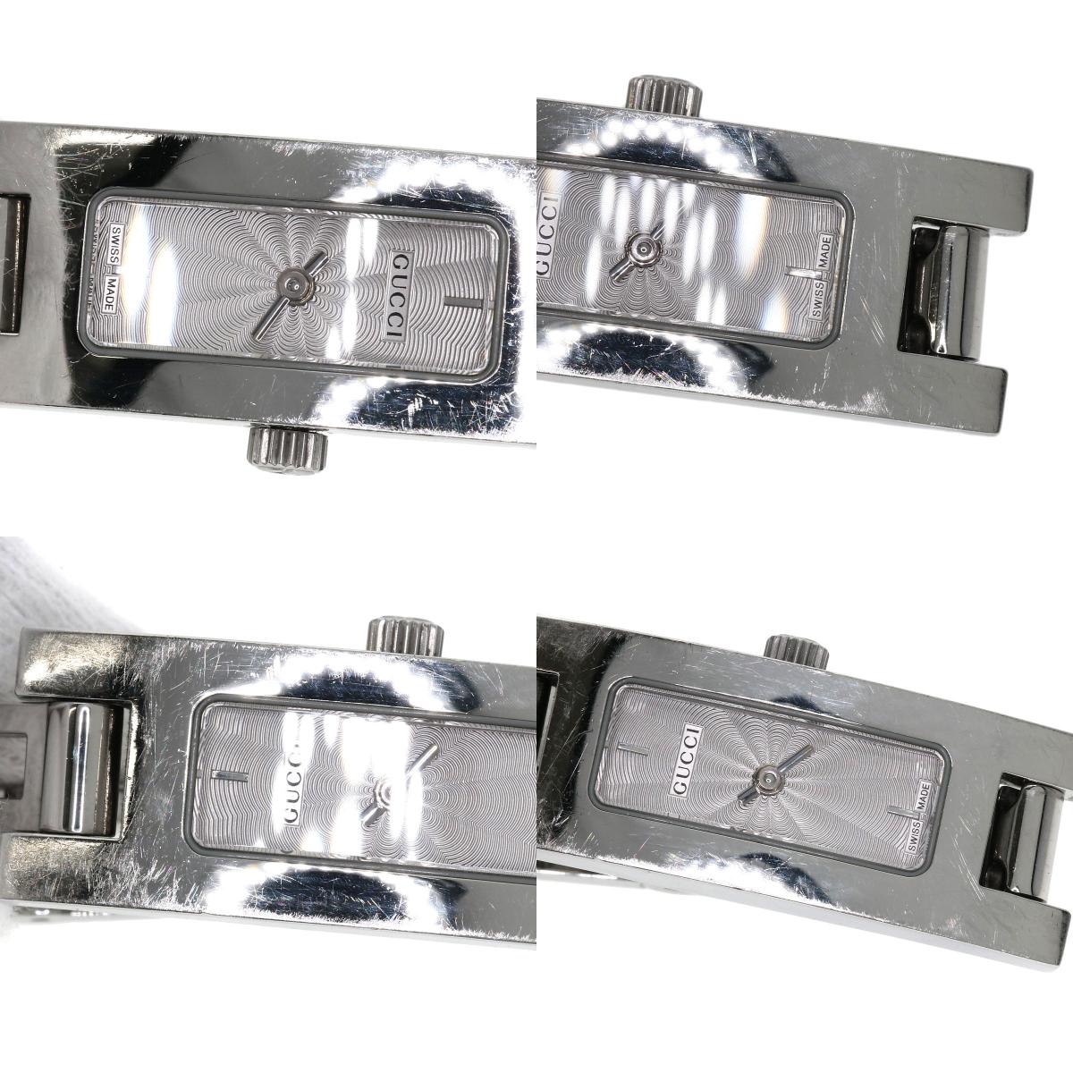 GUCCI Square face Watches 3900L Stainless Steel/Stainless Steel Ladies