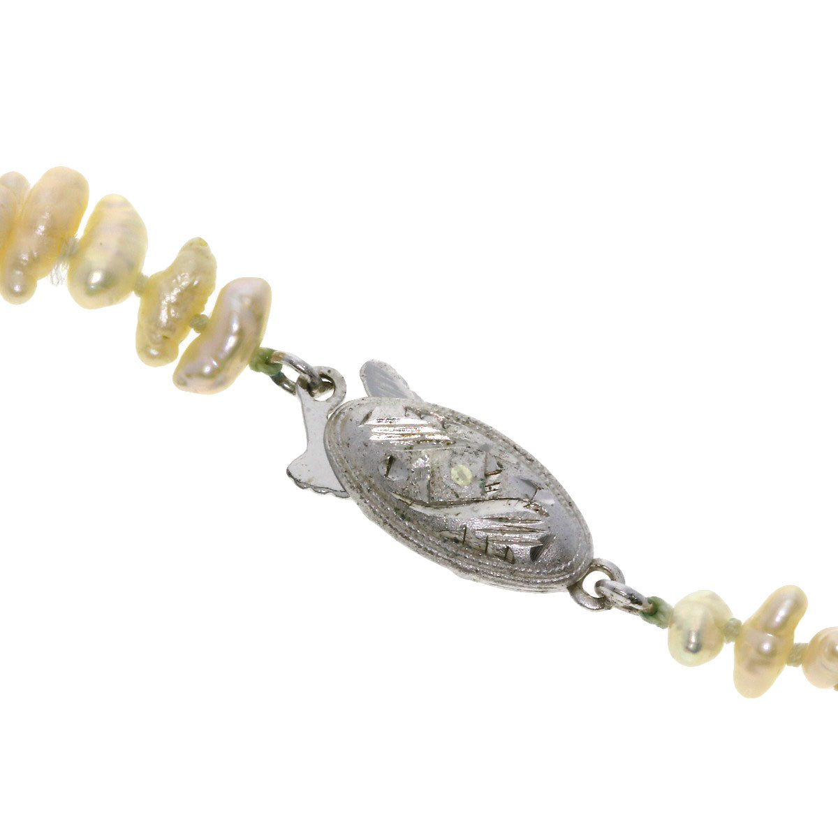 Freshwater Pearl Pearl Necklace Silver 28.5g Ladies