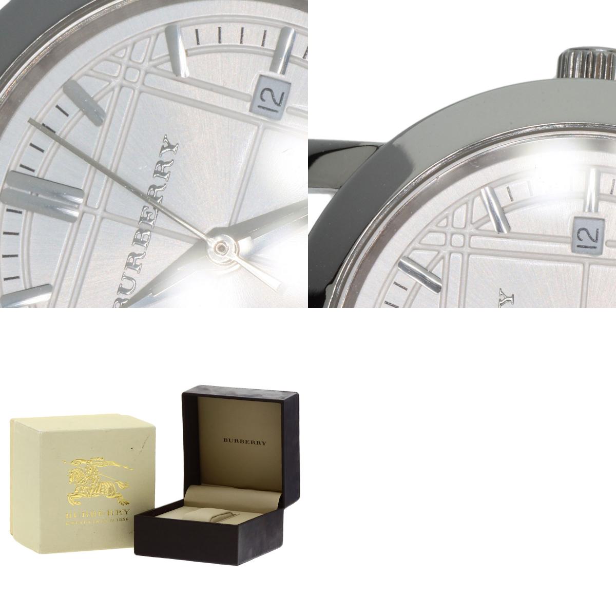 BURBERRY Round face Watches BU1386 Stainless Steel/Leather Ladies