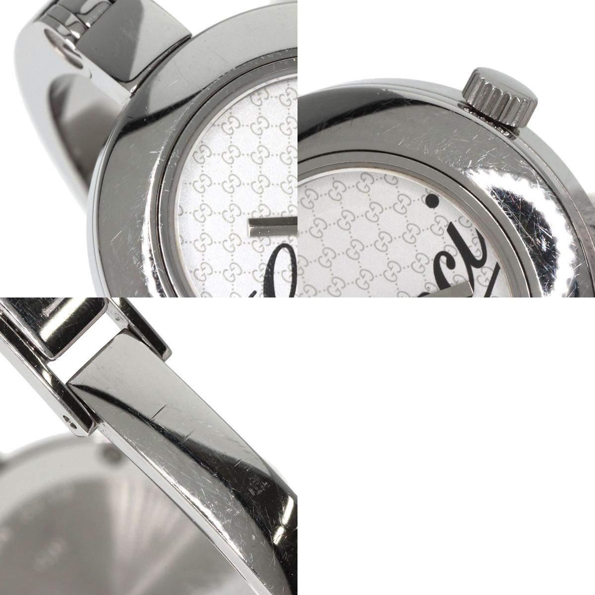 GUCCI Round face Watches 105 Stainless Steel/Stainless Steel Ladies