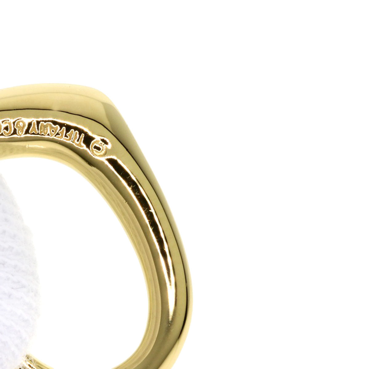 TIFFANY&Co. Pendant top Open heart K18 Yellow Gold Ladies