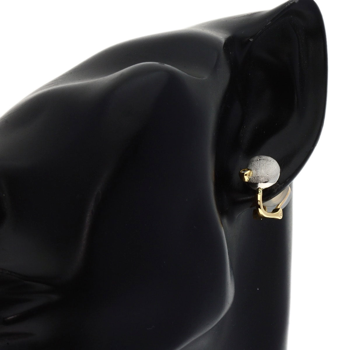 NOBUKO ISHIKAWA Earring 1P Diamond Platinum PT900 18K Yellow GoldLadies