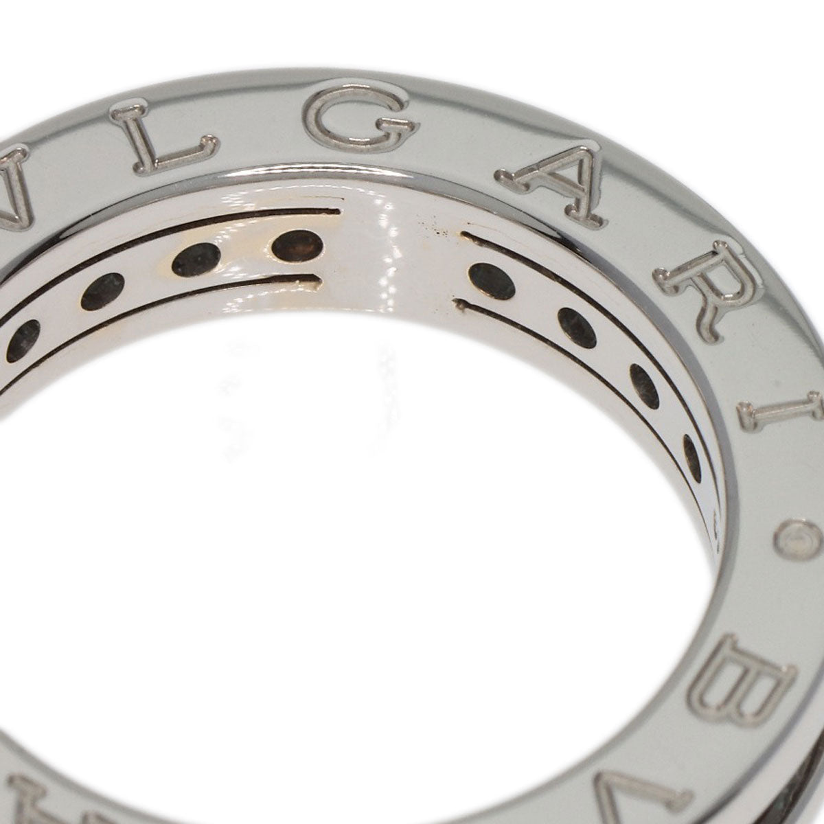 BVLGARI Ring B.zero1 1 band XS Blue Topaz #49 K18 White Gold Ladies