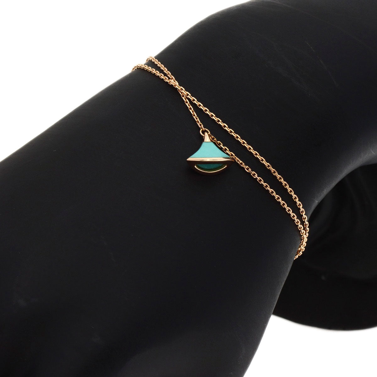 BVLGARI Bracelet Diva Dream Turquoise SM K18 Pink Gold Ladies