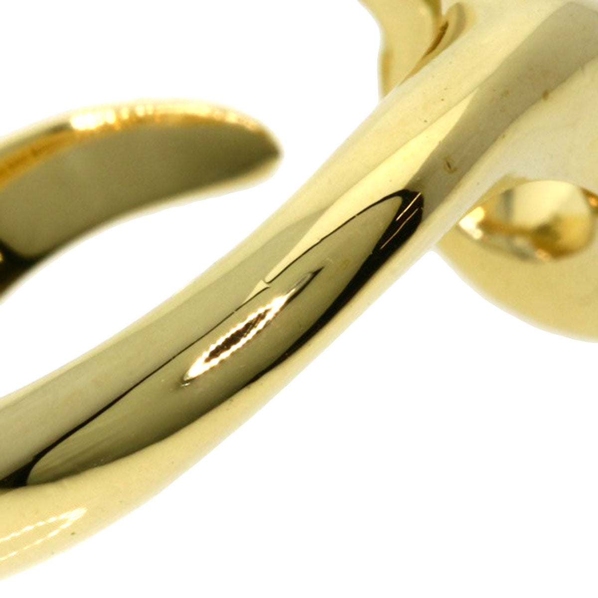 TIFFANY&Co. Ring Open heart K18 Yellow Gold Ladies