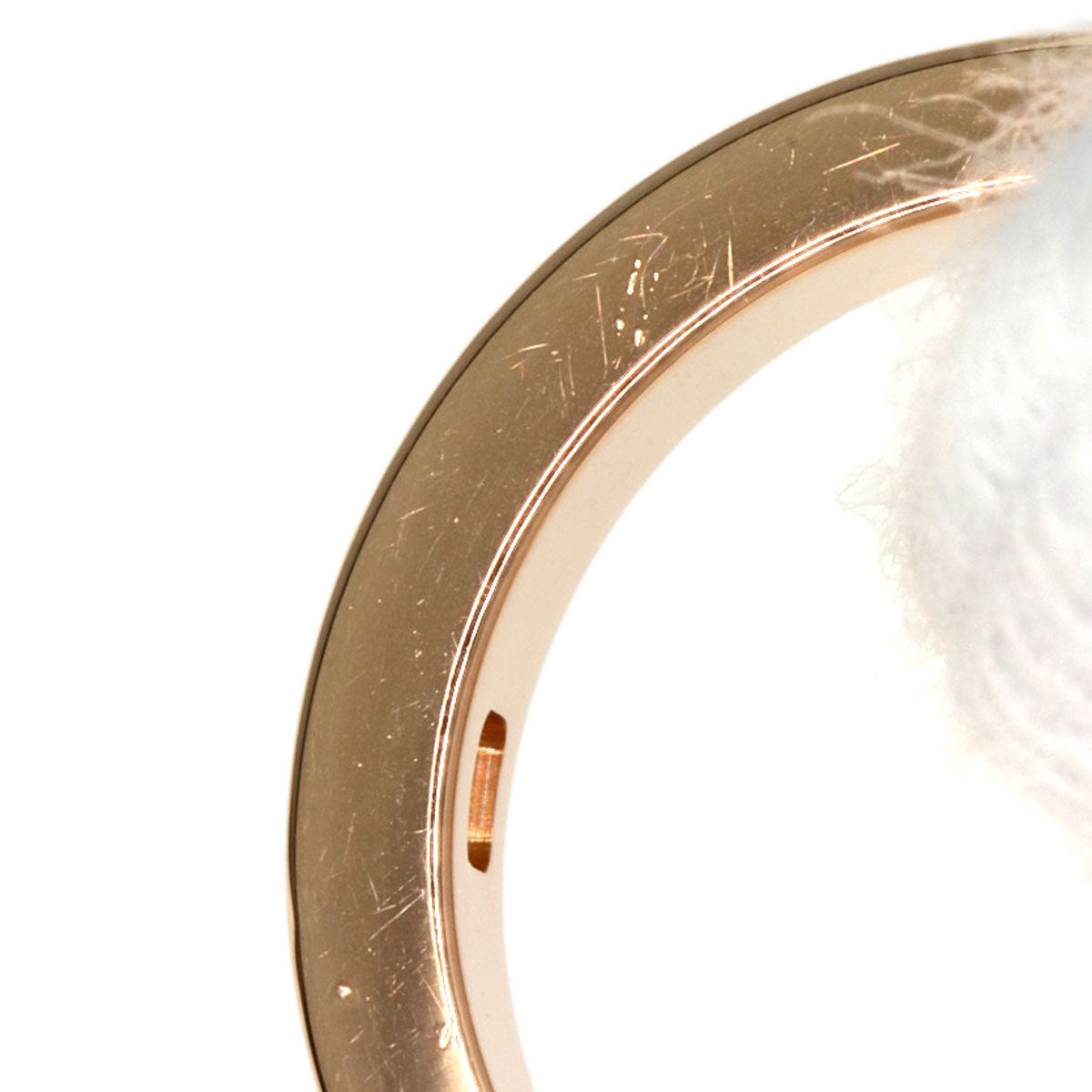 BVLGARI Ring BVLGARI BVLGARI Double Logo 1P Diamond K18 Pink Gold Ladies