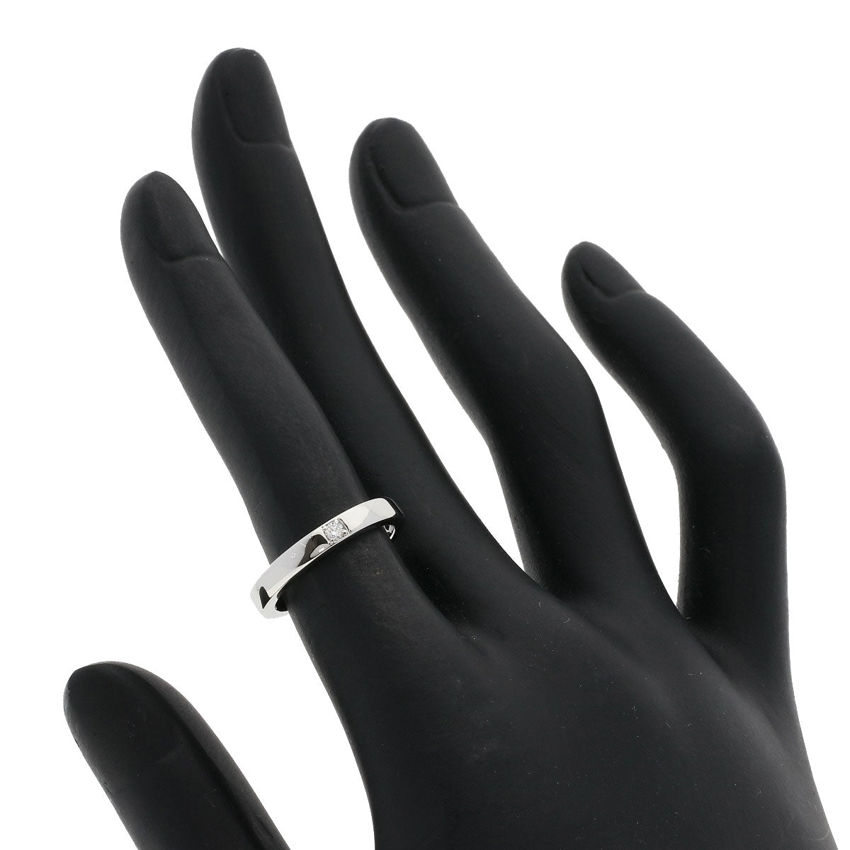 BVLGARI Ring Marie Me 1P Diamond Platinum PT950 Ladies