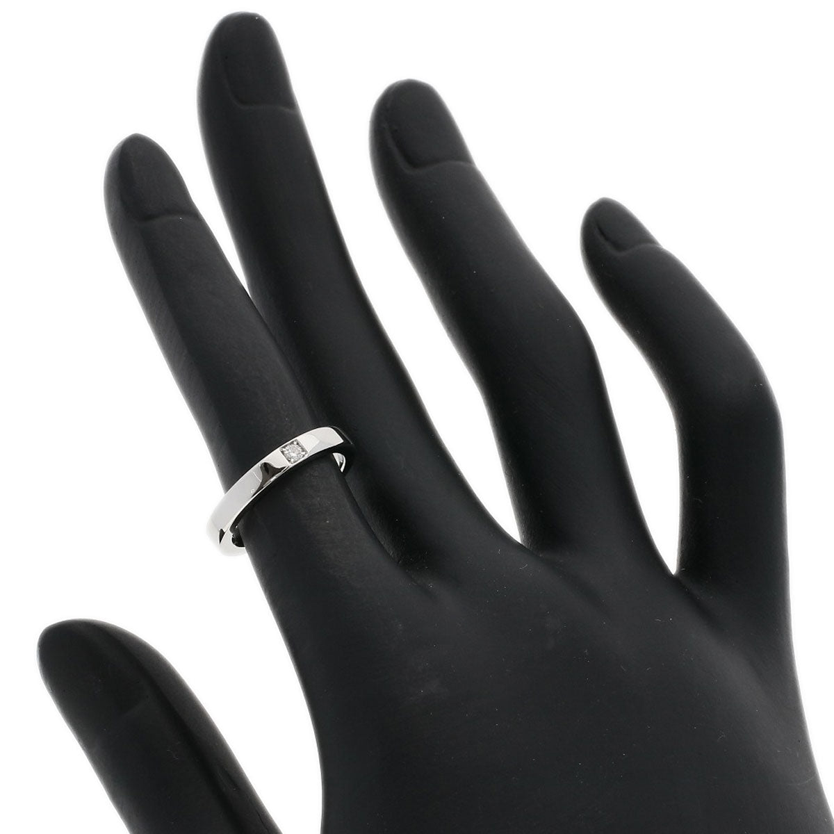 BVLGARI Ring Marie Me 1P Diamond Platinum PT950 Ladies