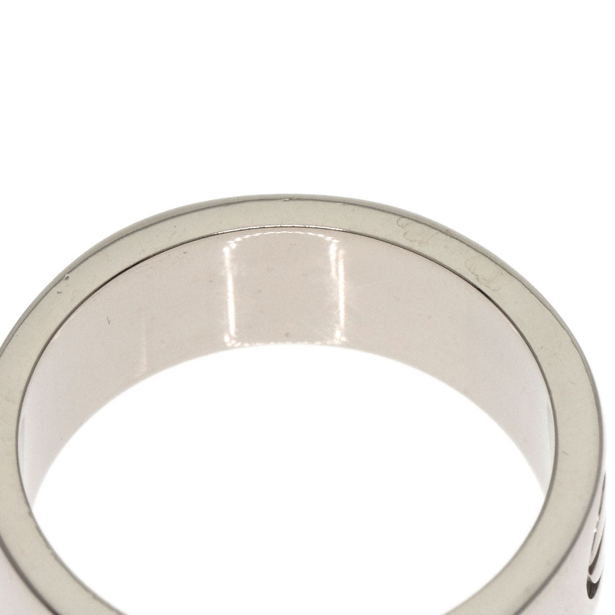 CARTIER Ring love ring #47 K18 White Gold Ladies