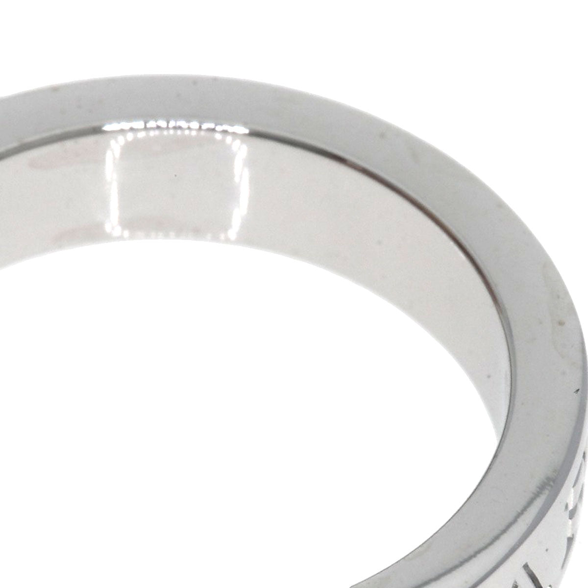 BVLGARI Ring Double logo Diamond K18 White Gold Ladies