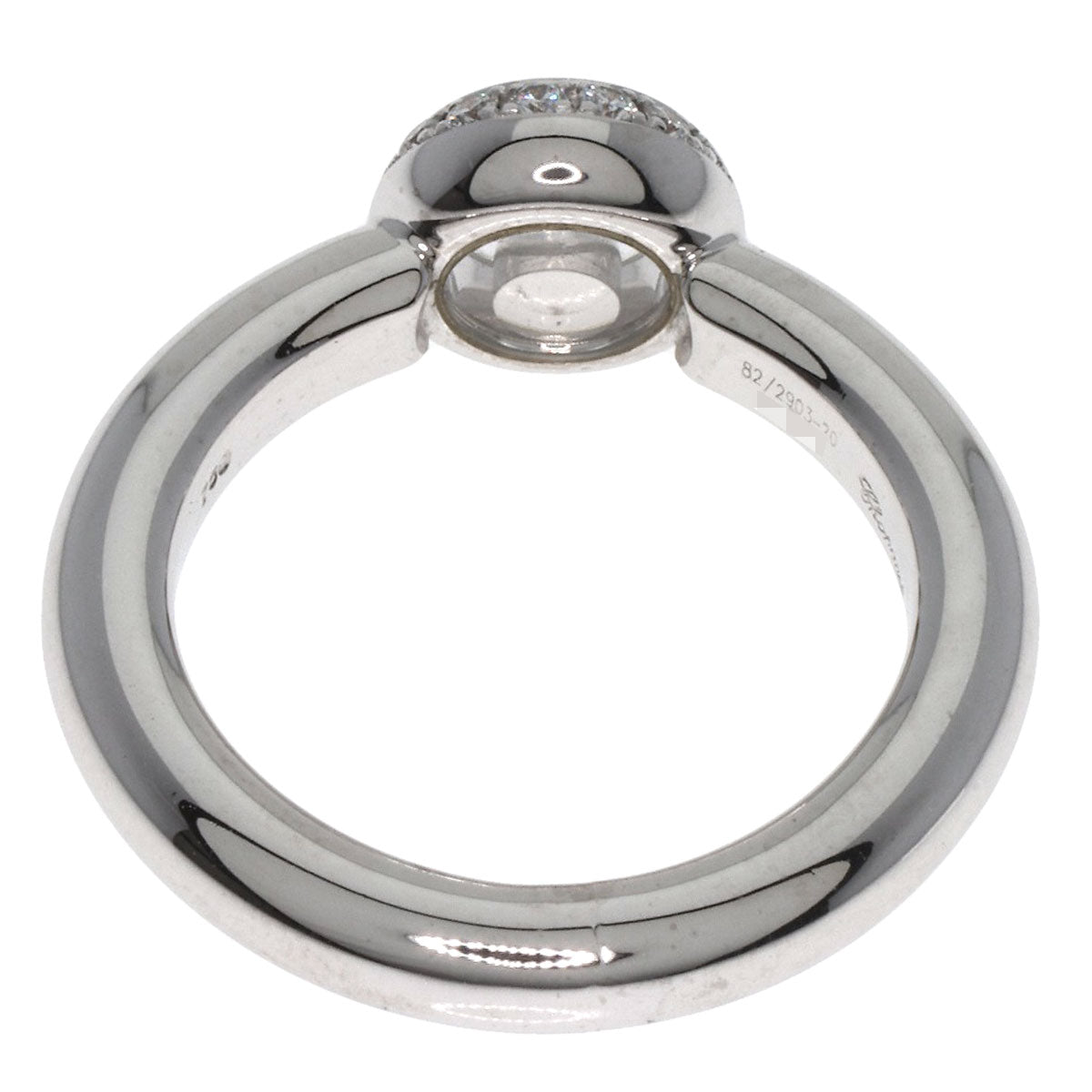 Chopard Ring Happy diamond K18 White Gold Ladies
