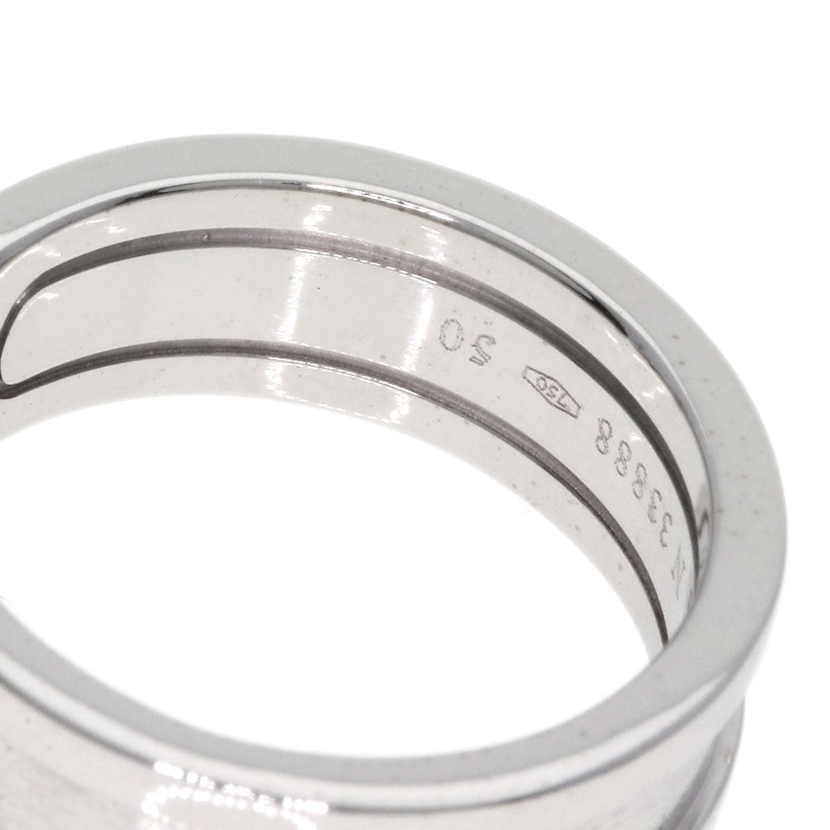 CARTIER Ring C2 ring # 50 K18 White Gold Ladies