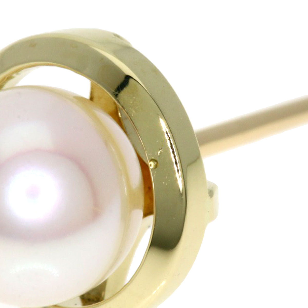 MIKIMOTO Brooch Pearl Pearl K14 Yellow Gold Ladies