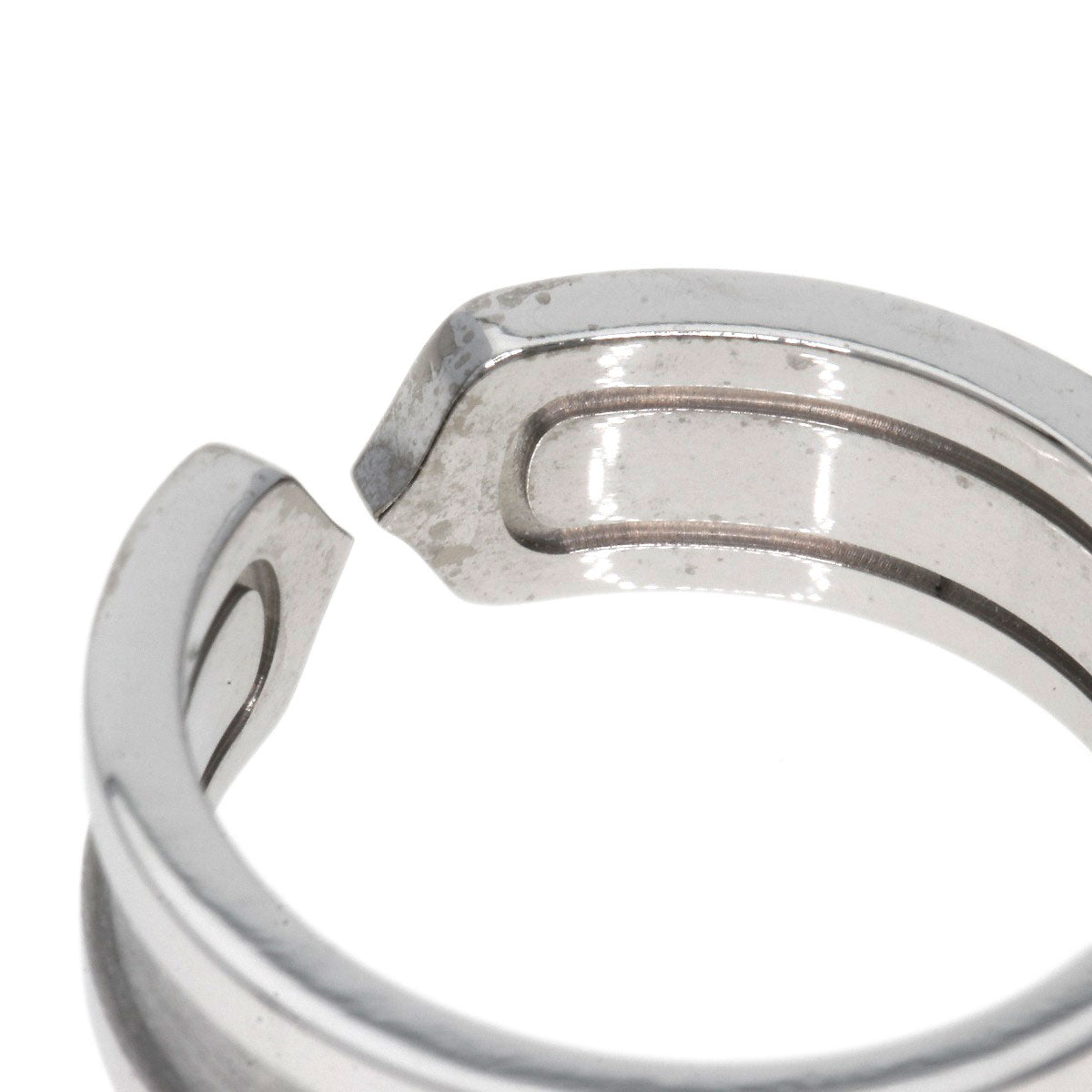 CARTIER Ring C2 SM #53 K18 White Gold Ladies