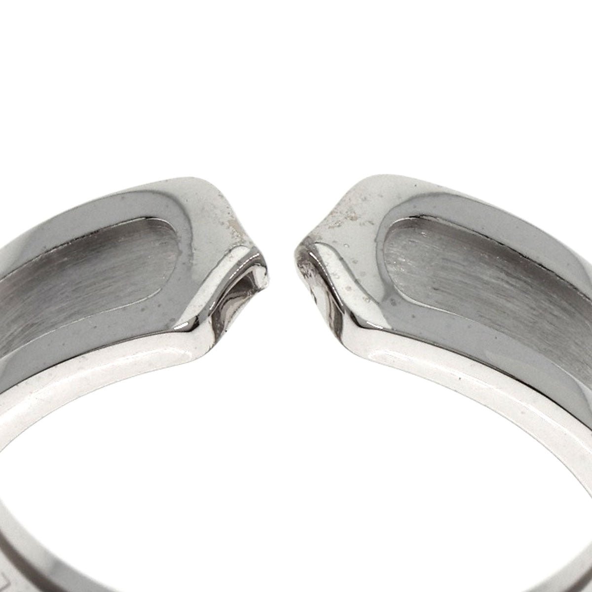 CARTIER Ring C2 Ring SM #62 K18 White Gold Ladies