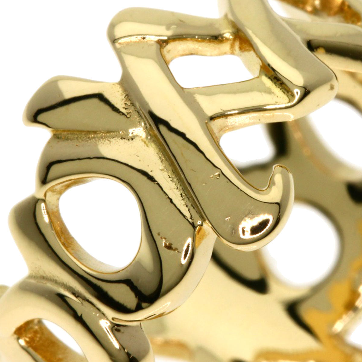 TIFFANY&Co. Ring Love & Kiss Paloma Picasso K18 Yellow Gold Ladies