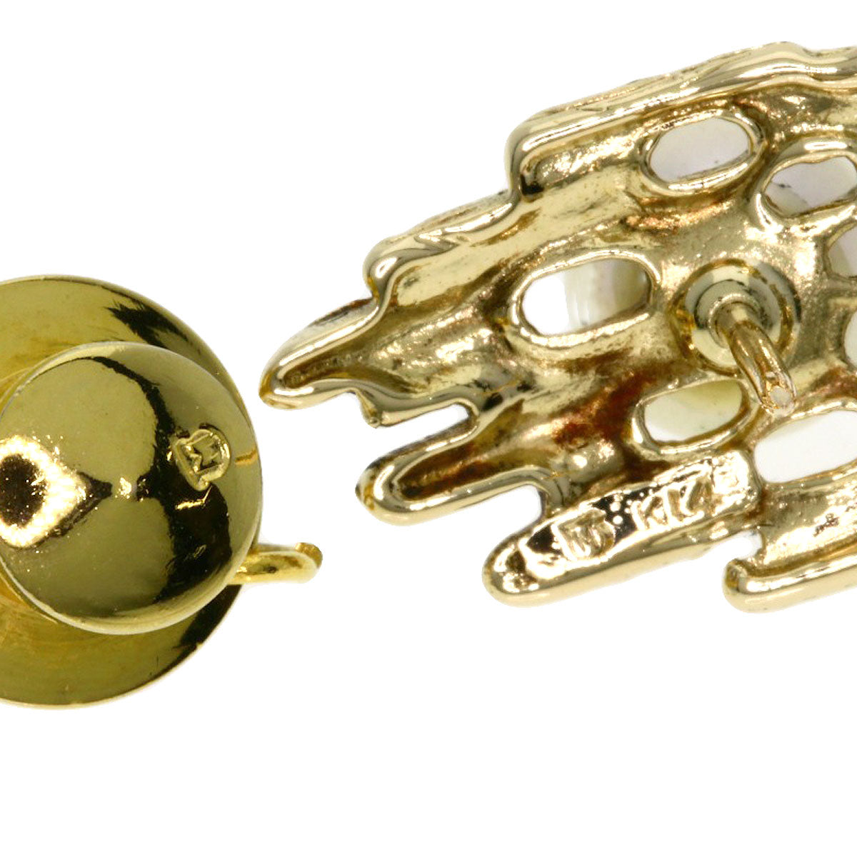 MIKIMOTO Brooch Akoya pearl Pearl K14 Yellow Gold Ladies