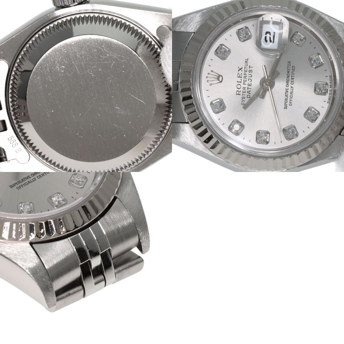 ROLEX DATEJUST 10P Diamond Watches 79174G Stainless Steel/Stainless Steel Ladies