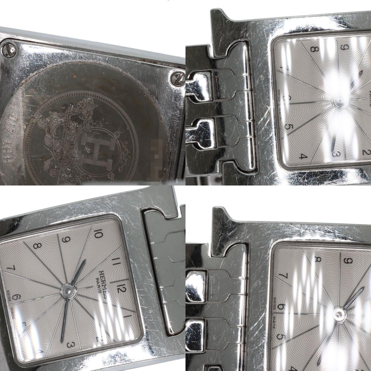 HERMES H watch Watches HH1.210 Stainless Steel/Stainless Steel Ladies